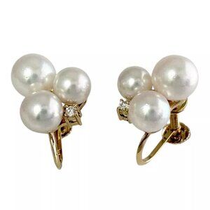 Tasaki earring akoya pearl - Gem